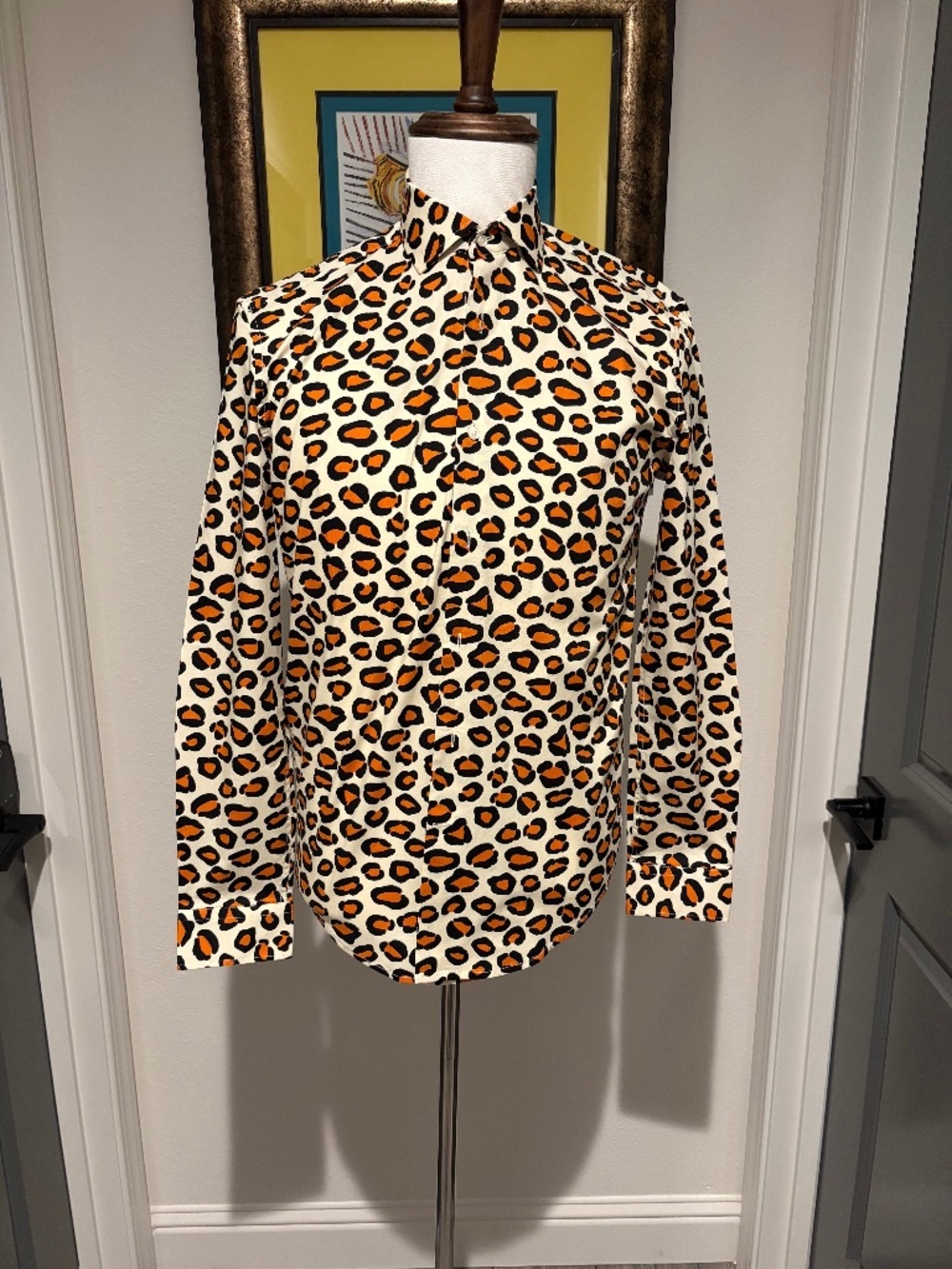 OppoSuits The Jag Men's Leopard Print Shirt Size S NWOT Never Worn